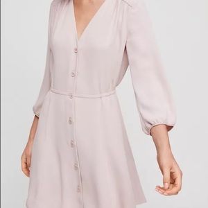 Aritzia babaton day dress light pink